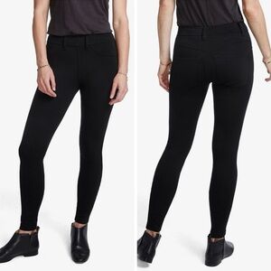 American Giant The Downtown Pant Black Slim Jeans Ponte Stretchy